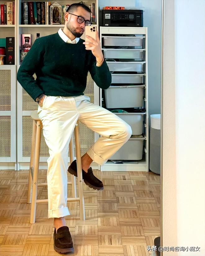 难怪男人不穿运动鞋了今春开始流行“绅士鞋”优雅舒适又高级(图17)