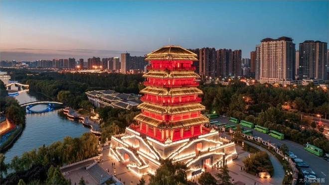 西安融投汉璟台—3D沙盘—环境—价值分析—效果图(图3)